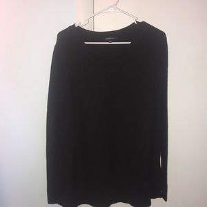 Plain black relativity sweater